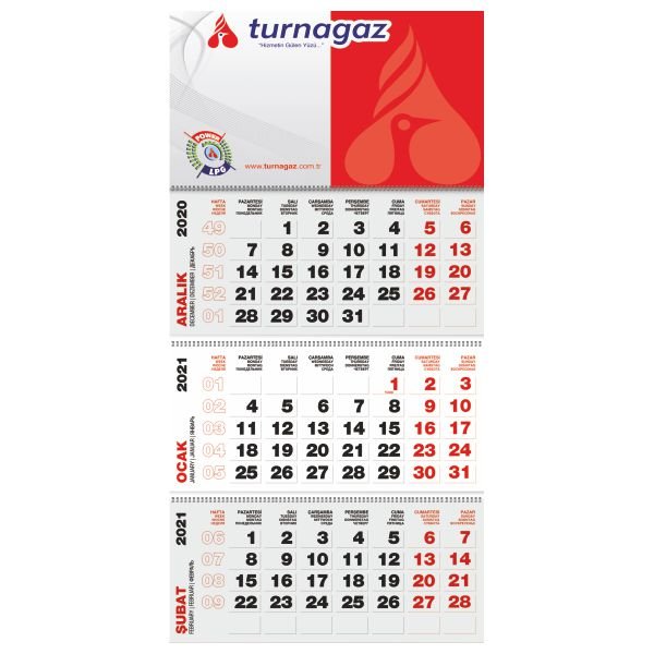 Jumbo Taslama Gemici Takvimi 