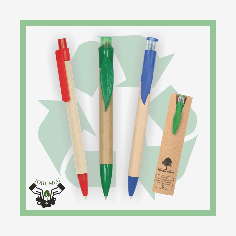 Geri Dönüşümlü Ve Tohumlu Kalemler